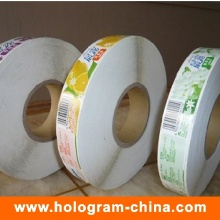 Custom Printed Roll Bottle Food Sticky Label