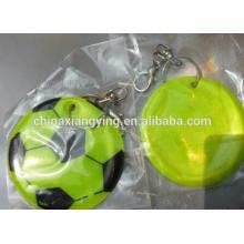 Promotion Reflective Key Chain, Soft PVC Key Chain Custom, , Football pendant Chain