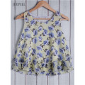 Guangzhou Refreshion Floral Imprimir Loose Mulher Tank Top