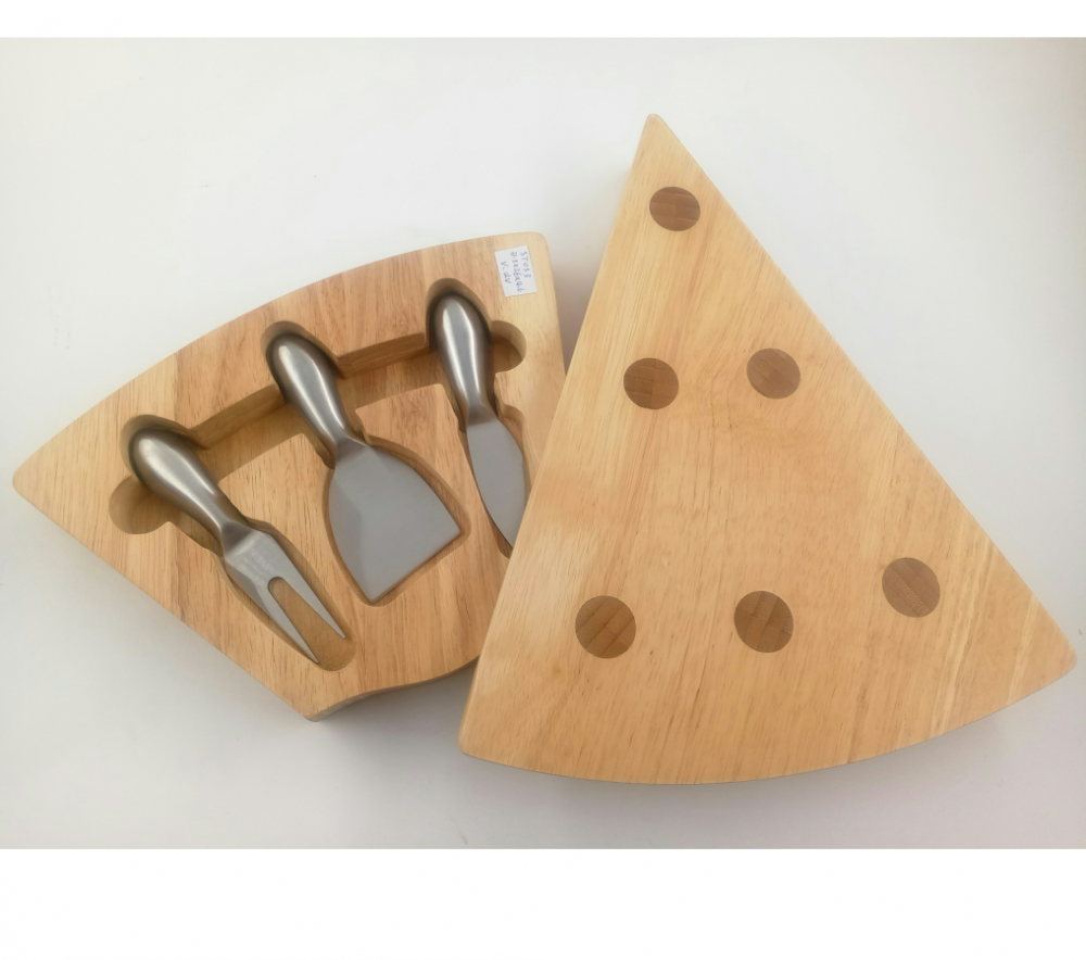 Wooden Cheese Board Set