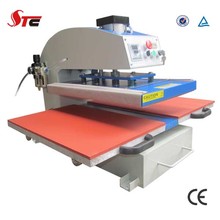 CE Certificate Automatic Pneumatic Double Stations Sublimation Heat Press Machine for T Shirt