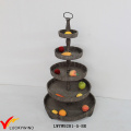 3 Tier Solid Wooden Fruit Decorative Trays Stand