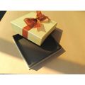 Luxury Hot Stamping Jewelry Gift Box with Bowknot