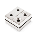 block countersunk hole magnet NdFeb magnet