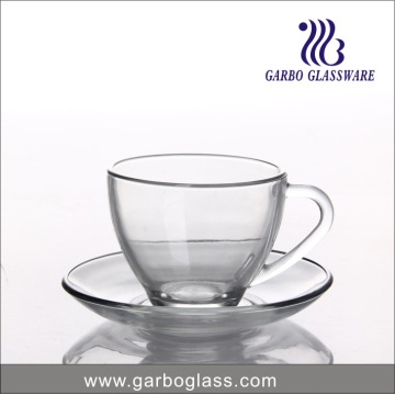 230ml Copo de café simples e Saucer