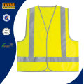 Gilet de sécurité à bande réflective légère Polyester Hi Vis