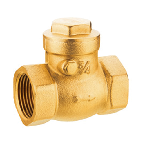 J5004 brass swing check valve