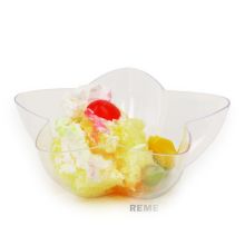 Plastic Bowl Disposable Bowl Pentagon Shaped Tray