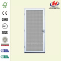 White Surface Mount Outswing Security Door