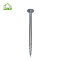 Solar galvanized steel ground screw  anchor