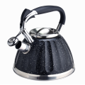 Fashionable European marble stovetop tea pot kettle