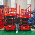 2022 self-propelled tracked crawler electric scissor lift for complex ground battery powered hydraulic lift platform