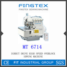 Máquina de costura de Overlock de alta velocidade de acionamento direto (MT 6714)