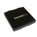 Personalized  cardboard delivery box black pizza box