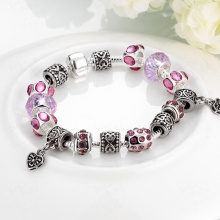 Crystal glass Pandora bracelet