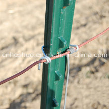 ISO Heavy Duty 1.33lb / FT Poste de acero verde o rojo para barra de metal T Bar para Vineyard