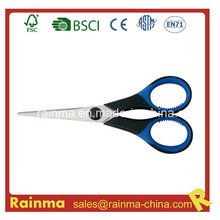 Fancy Color High Quality Rubber Soft TPR Handle Office Scissors