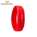 RFID 125KHZ Soft PVC Wristband for theme Park