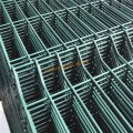 PVC green color iron wire mesh bilateral fences