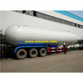 56cbm 29ton Propane Remorques de livraison