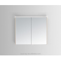 Wall Mount Storage Plywood Mirror Cabinet with LED