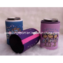 2016 Customized Heat Transfer Printing Neoprene Can Cooler, Stubby Can Cooler