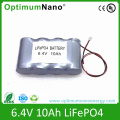 6.4V 10ah Lithium-Ion Battery for LED Light