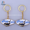 Supply From China Enamel Keyring Custom Oval Logo Metal Keychain