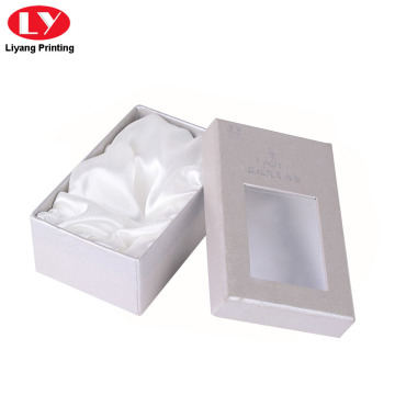 Pearl Shiny Paper Bracelet Box Satin Insert