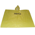 Promotional disposable rain poncho with customized logo