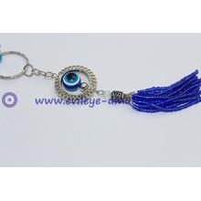 Turkish Lucky Eye Key Chain,Turkey Sapphire Blue Evil Eye Charm