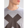 Herrengrau T-Shirt Casual Sportswear