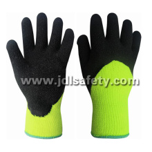 Hi-Viz Acrylic Work Glove with Latex 3/4 Coating (LY2037) (CE APPROVED)