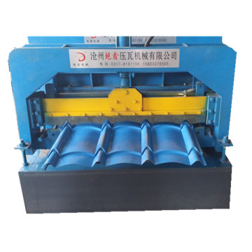 Glazed roof steel sheets roll forming machine