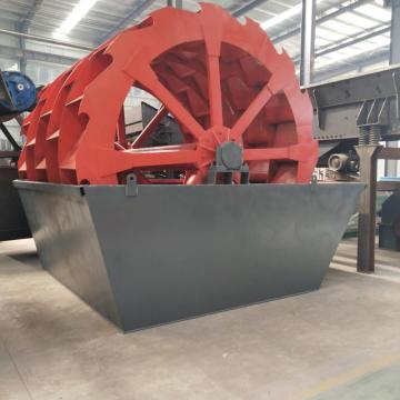 Single Water Wheel Sand Washing Machine With Crusher