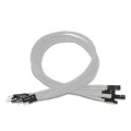 White Single Sleeved HDD LED Power Extension Cable