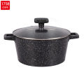 Die-Cast Non-stick Aluminum Casserole With Glass Lid