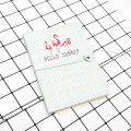 Customized lovely flamingo cover adhesive notebook