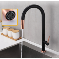 2021 Luxury Golden Pullout Sink Taps Pull Out Kitchen Faucet Matt Black With Pull Down Sprayer