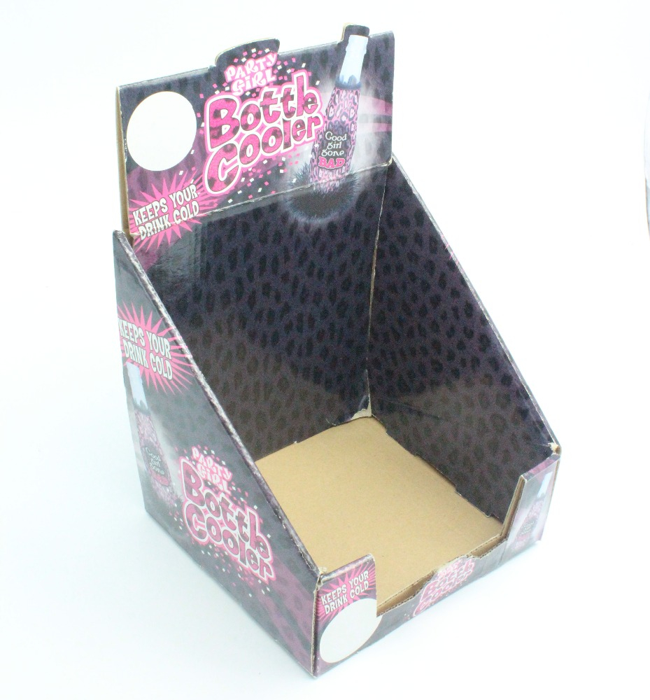 Black Paper Juice Beer Bottle Display Box