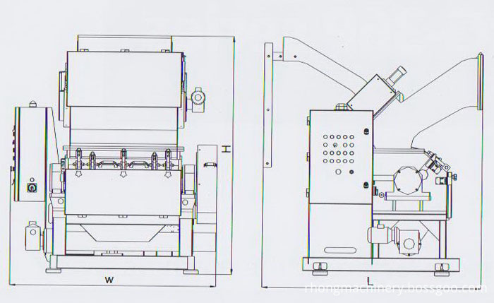 RG-2880 plastic film granulator