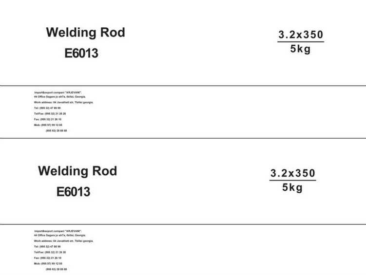 Aws E6013 Welding Electorde