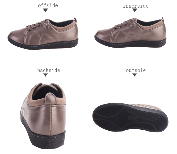 pansy comfort casual shoes gray details