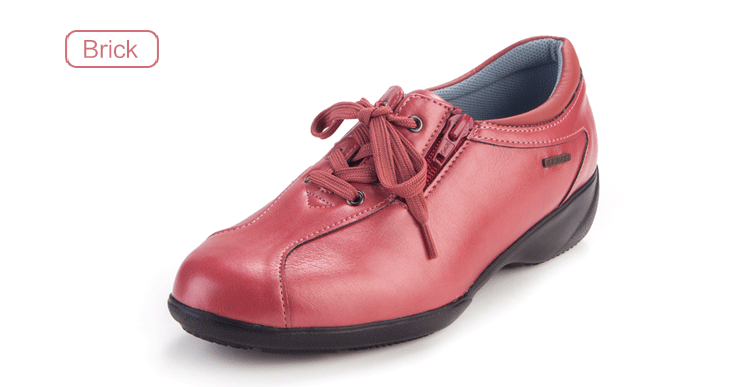 pansy comfort casual shoes brick