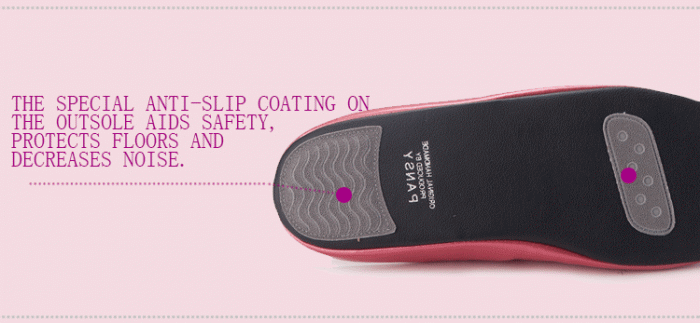 anti-skidding no noise indoor slippers