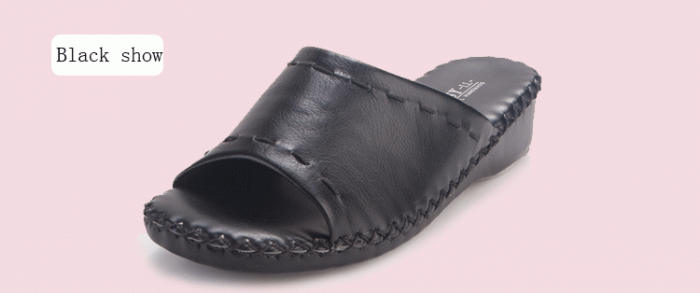 pansy comfort slippers black