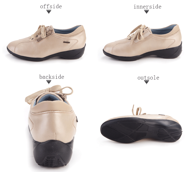 pansy comfort casual shoes beige details