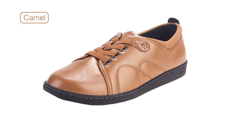 pansy comfort casual shoes camel