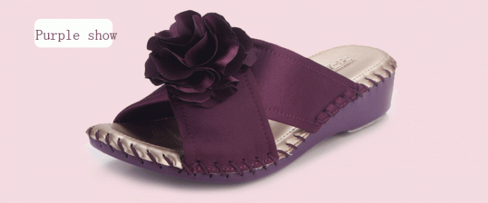 pansy comfort shoes indoor slippers purple