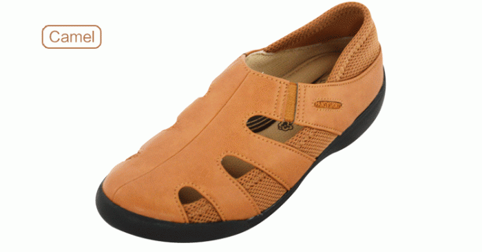 pansy comfort casual shoes camel